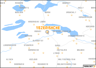 map of Yezerishche