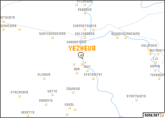 map of Yezheva