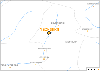 map of Yezhovka