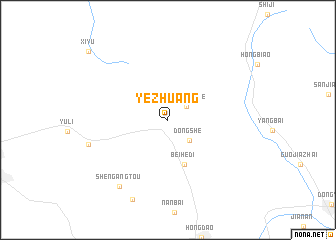 map of Yezhuang