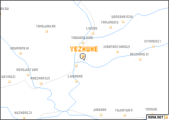 map of Yezhuhe