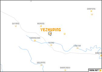 map of Yezhuping