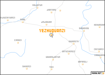map of Yezhuquanzi