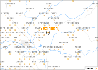 map of Yezingon