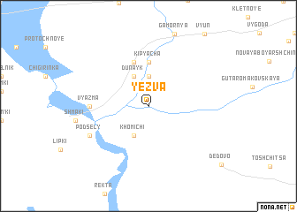 map of Yezva