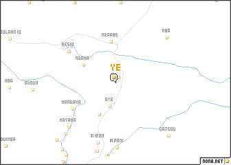 map of Yé