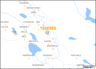 map of Yggenäs