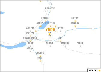 map of Ygre