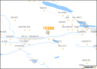 map of Ygsbo