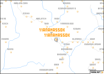 map of Yianamassok