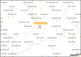 map of Yiannaíoi