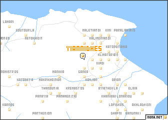 map of Yiánnidhes