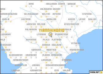 map of Yíanni Khorió