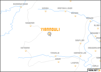 map of Yiannoúli