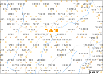 map of Yibema