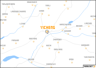 map of Yicheng