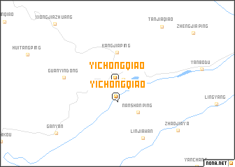 map of Yichongqiao