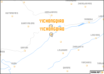 map of Yichongqiao