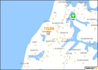 map of Yidāḩ