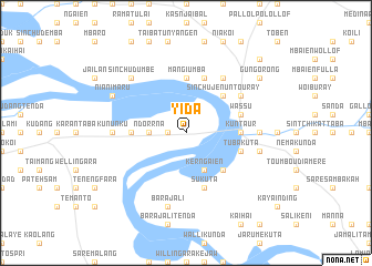 map of Yida