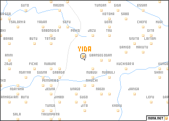 map of Yida