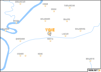 map of Yidie