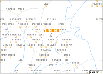 map of Yidongo