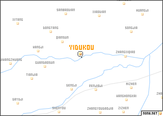 map of Yidukou