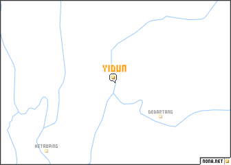map of Yidun