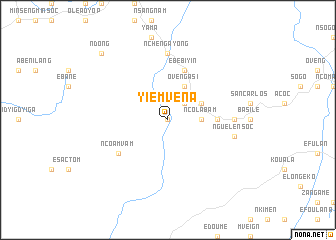 map of Yiemvena