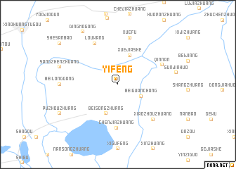 map of Yifeng