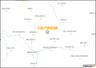 map of Yiğitpınar