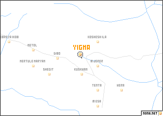 map of Yigma