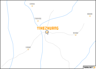 map of Yihezhuang