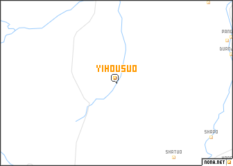 map of Yihousuo