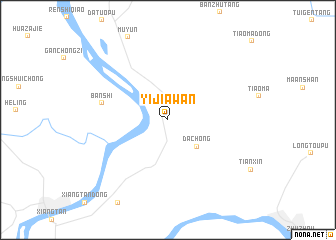 map of Yijiawan