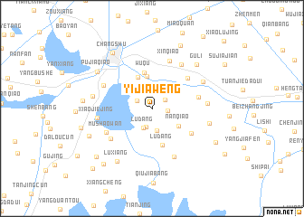 map of Yijiaweng