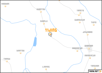 map of Yijing
