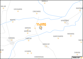 map of Yijing