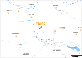 map of Yijing