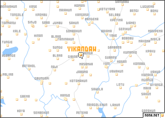 map of Yikandaw