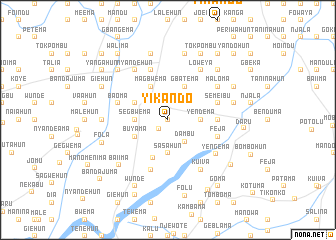 map of Yikando