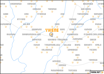 map of Yikene