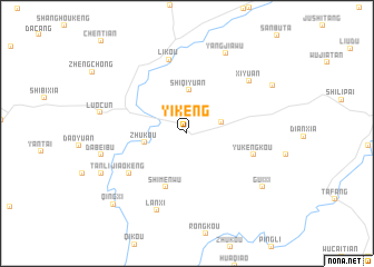 map of Yikeng