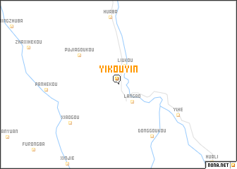 map of Yikouyin