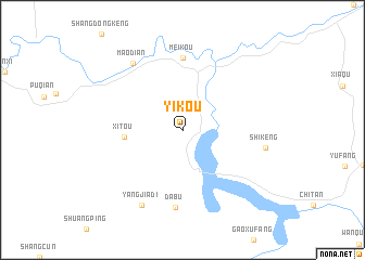 map of Yikou