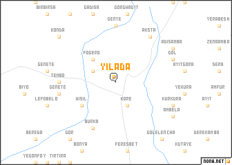 map of Yilada