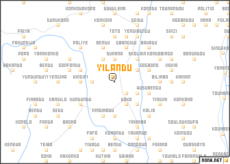 map of Yilandu