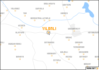 map of Yılanlı