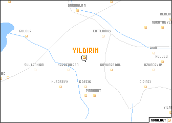 map of Yıldırım